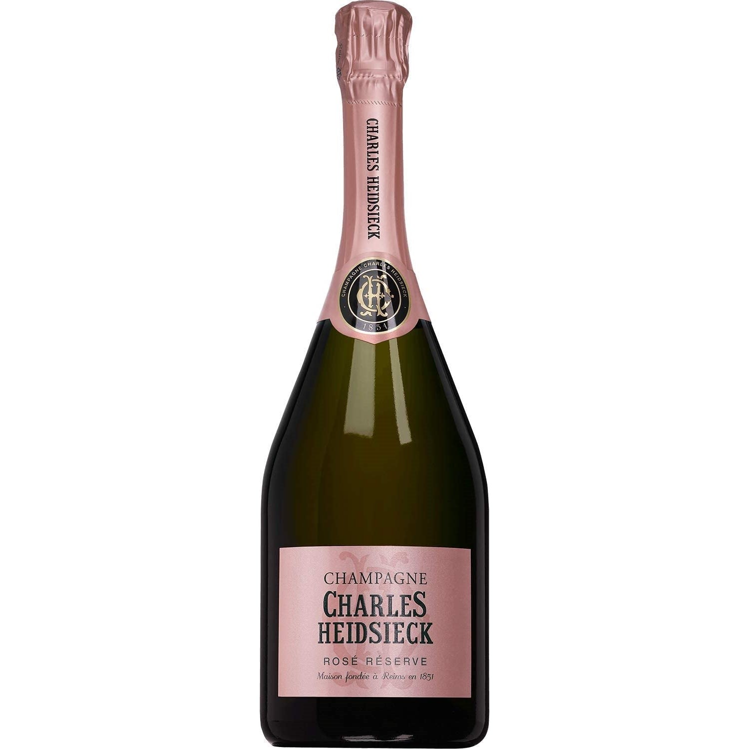 Charles Heidsieck Rosé Réserve Champagne Champagner veganer Schaumwein Frankreich (3 x 0.75l) - Versanel -