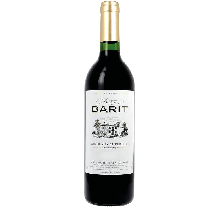 Château Barit Bordeaux supérieur AOC Rotwein Wein trocken Frankreich I Visando Paket (3 x 0,75l) - Versanel -