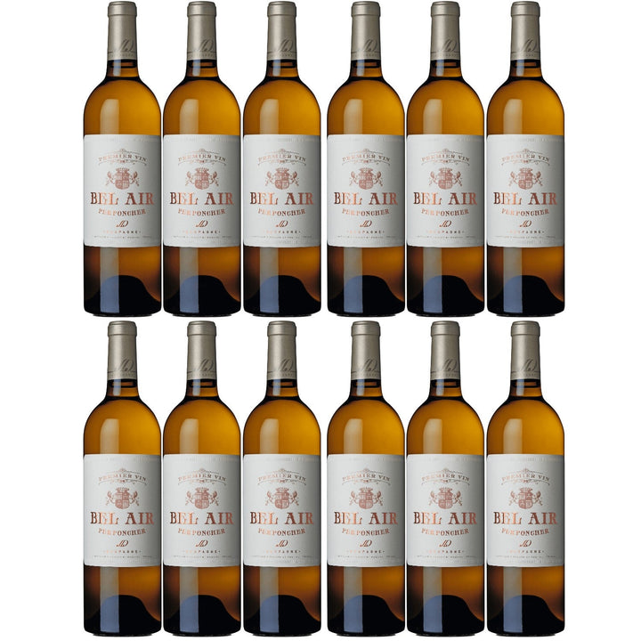 Château Bel Air blanc Grand Vin Bordeaux AOC Weißwein Wein trocken Frankreich I Visando Paket (12 x 0,75l) - Versanel -