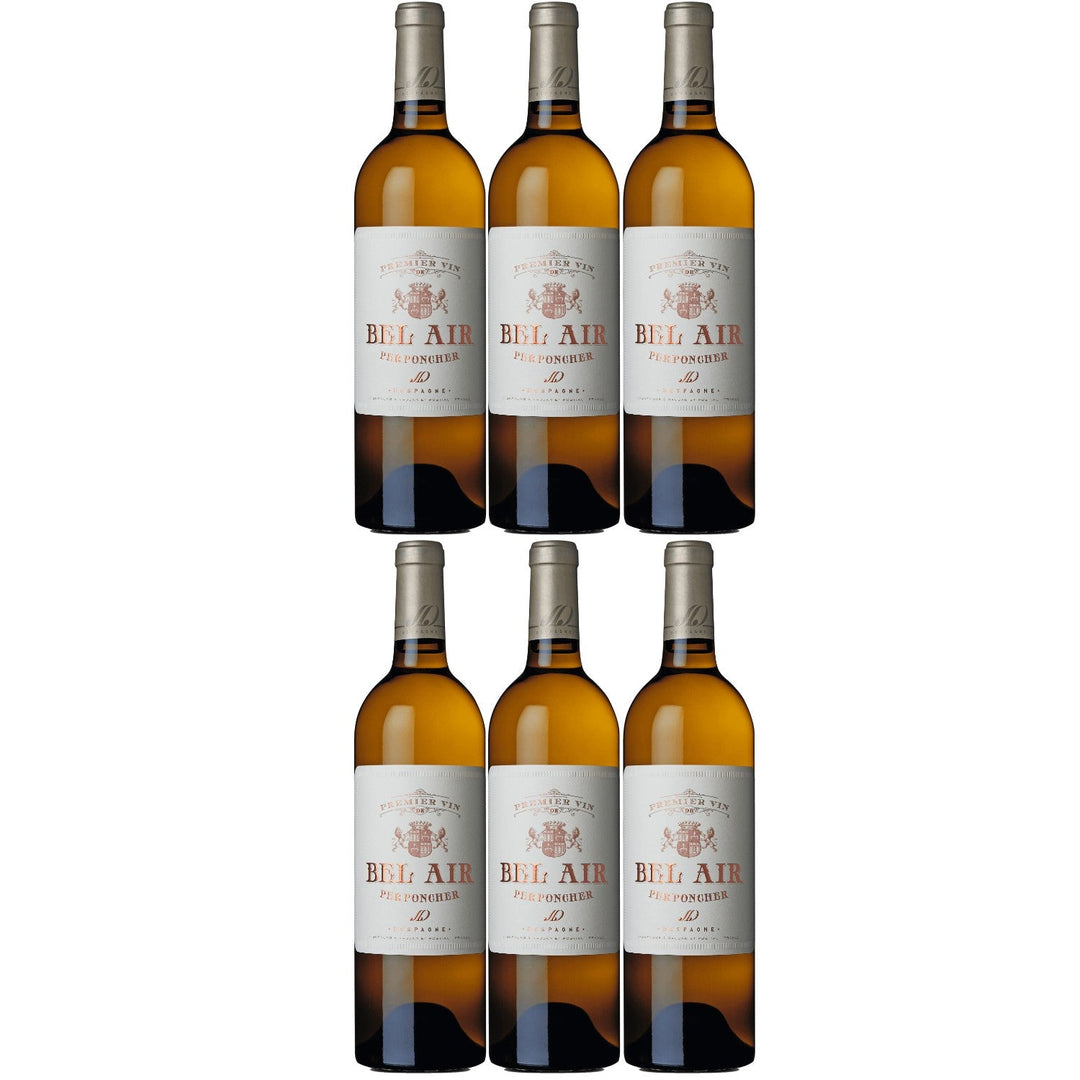 Château Bel Air blanc Grand Vin Bordeaux AOC Weißwein Wein trocken Frankreich I Visando Paket (6 x 0,75l) - Versanel -