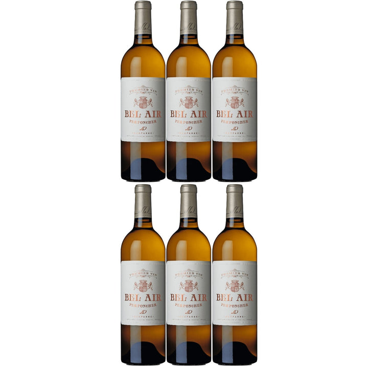 Château Bel Air blanc Grand Vin Bordeaux AOC Weißwein Wein trocken Frankreich I Visando Paket (6 x 0,75l) - Versanel -