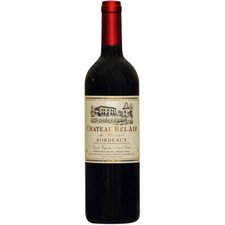 Château Bel Air de Perigal Bordeaux Rotwein französischer Wein trocken AOC Frankreich (6 x 0.75l) - Versanel -