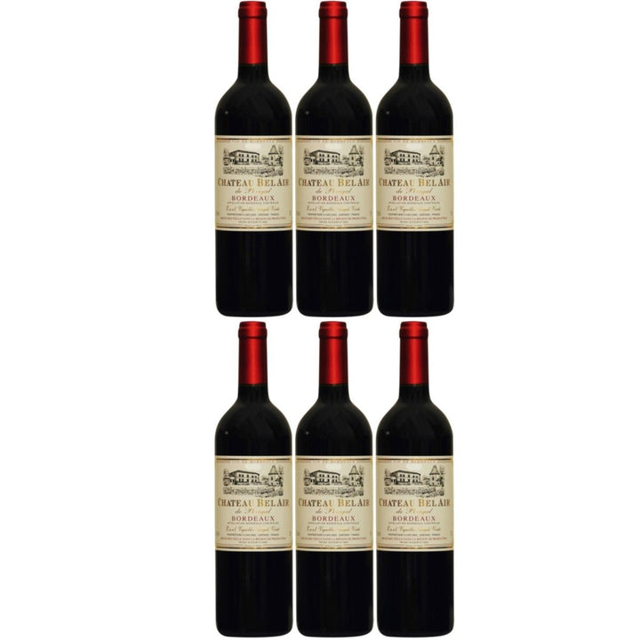 Château Bel Air de Perigal Bordeaux Rotwein französischer Wein trocken AOC Frankreich (6 x 0.75l) - Versanel -