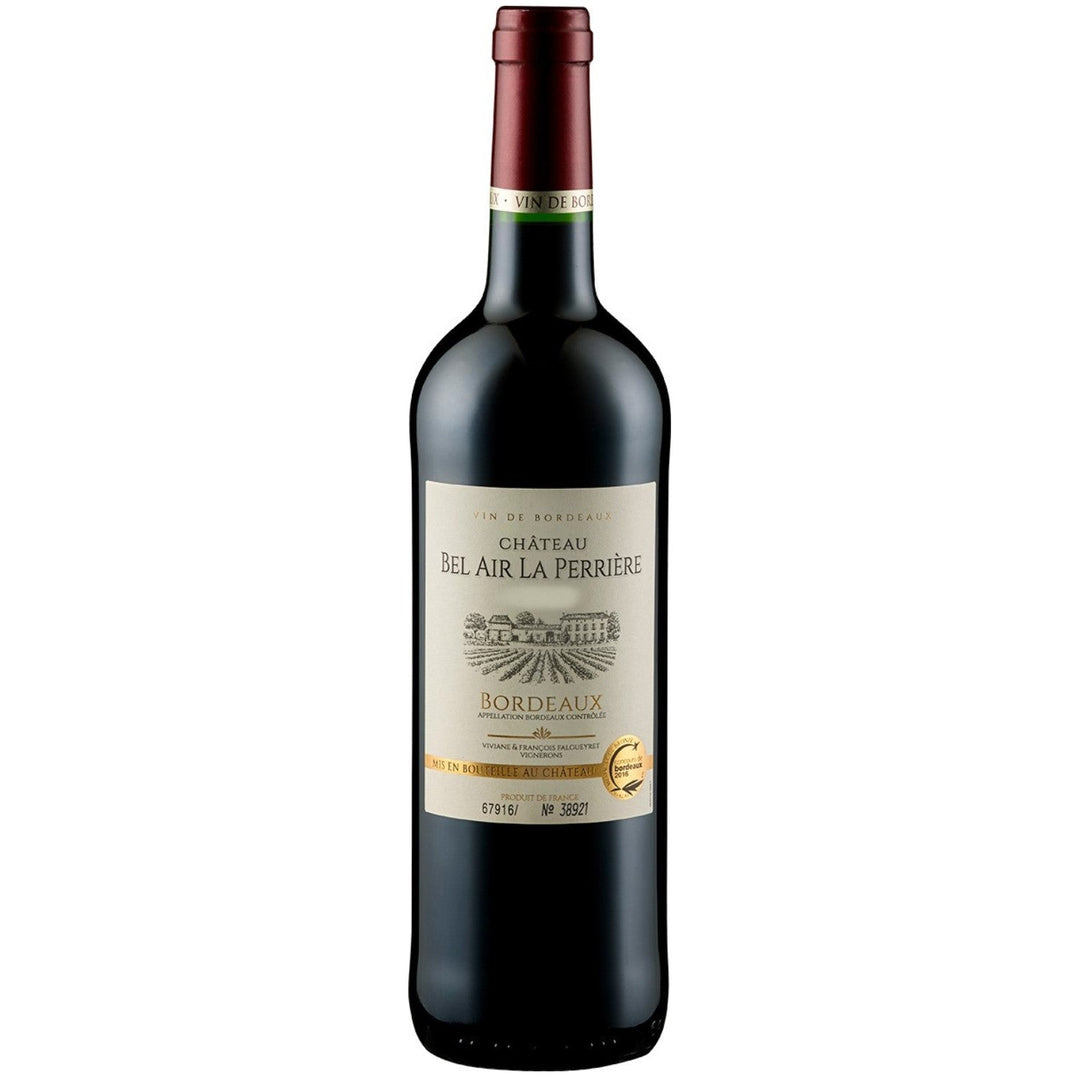 Château Bel Air La Perriere AOC Cuvée Rotwein Wein Halbtrocken Frankreich (12 x 0.75l) - Versanel -