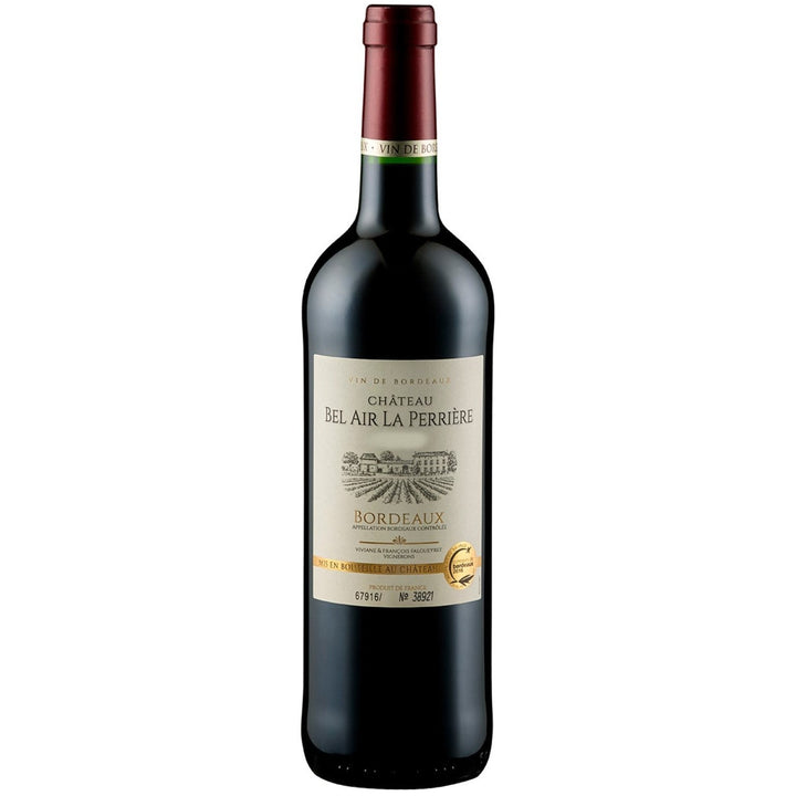 Château Bel Air La Perriere AOC Cuvée Rotwein Wein Halbtrocken Frankreich (12 x 0.75l) - Versanel -