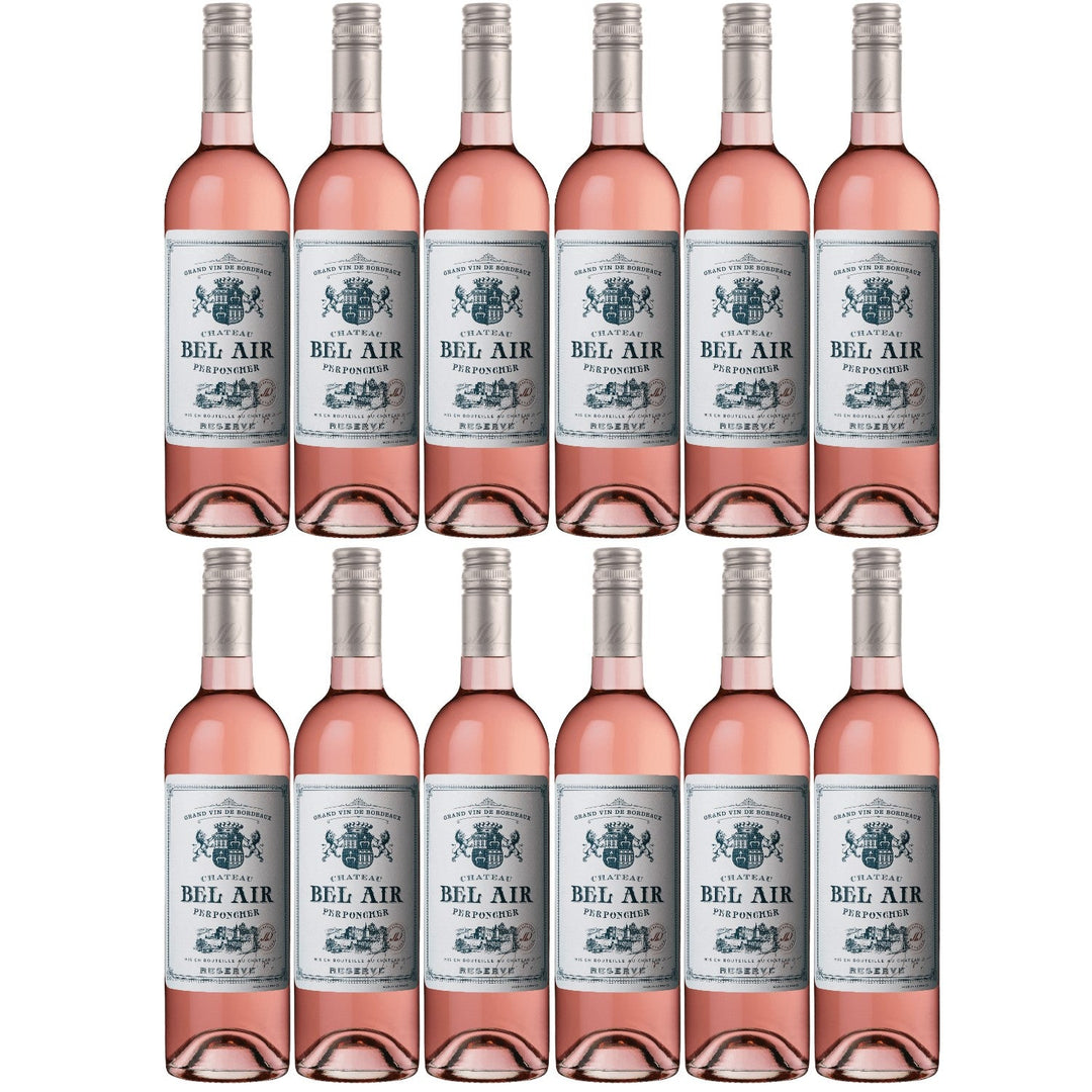 Château Bel Air rosé Réserve AOC Roséwein Wein trocken Frankreich I Visando Paket (12 x 0,75l) - Versanel -
