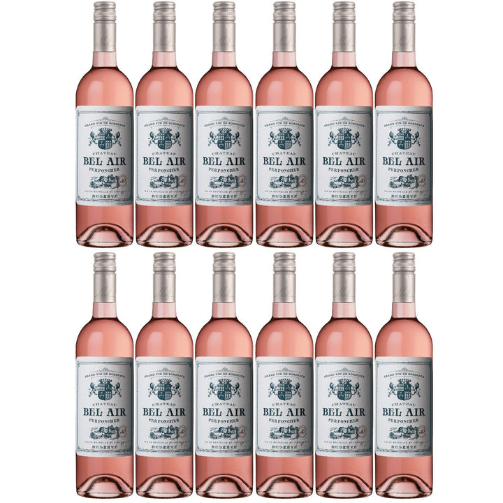 Château Bel Air rosé Réserve AOC Roséwein Wein trocken Frankreich I Visando Paket (12 x 0,75l) - Versanel -