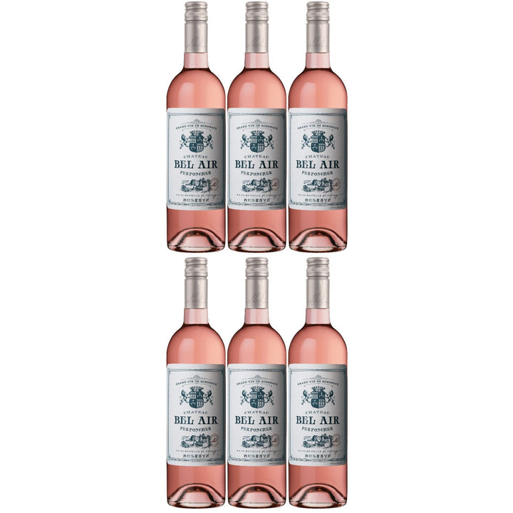 Château Bel Air rosé Réserve AOC Roséwein Wein trocken Frankreich I Visando Paket (6 x 0,75l) - Versanel -