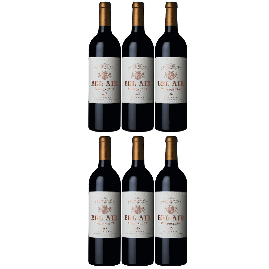 Château Bel Air rouge Premier Vin Bordeaux AOC Rotwein Wein trocken Frankreich I Visando Paket (6 x 0,75l) - Versanel -