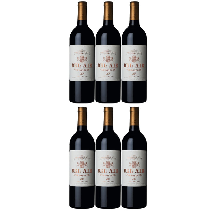 Château Bel Air rouge Premier Vin Bordeaux AOC Rotwein Wein trocken Frankreich I Visando Paket (6 x 0,75l) - Versanel -