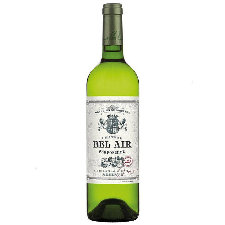 Château Bel Air Sauvignon Blanc Réserve AOC Weißwein Wein trocken Frankreich I Visando Paket (12 x 0,75l) - Versanel -