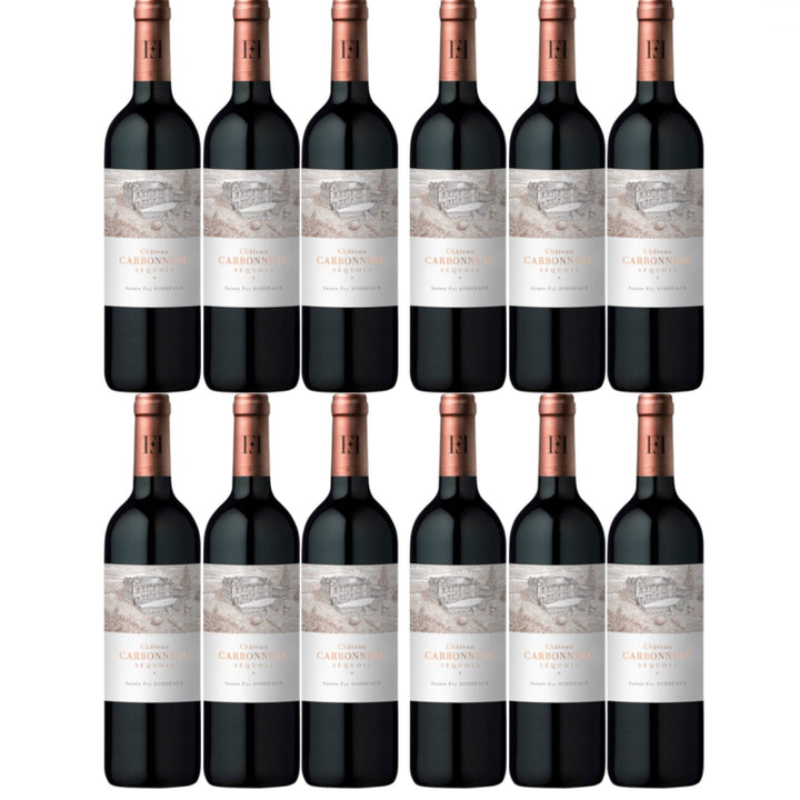 Château Carbonneau Sequoia Sainte Foy Côtes de Bordeaux AOC Rotwein Wein trocken Frankreich (12 x 0.75l) - Versanel -