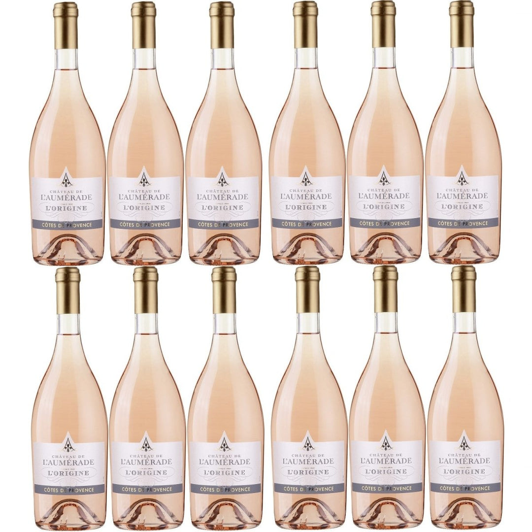 Château de l'Aumérade l'Origine Rosé Côtes de Provence Roséwein trocken AOP Frankreich (12 x 0.75l) - Versanel -