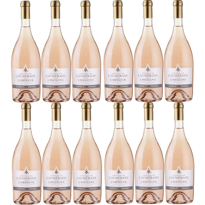 Château de l'Aumérade l'Origine Rosé Côtes de Provence Roséwein trocken AOP Frankreich (12 x 0.75l) - Versanel -
