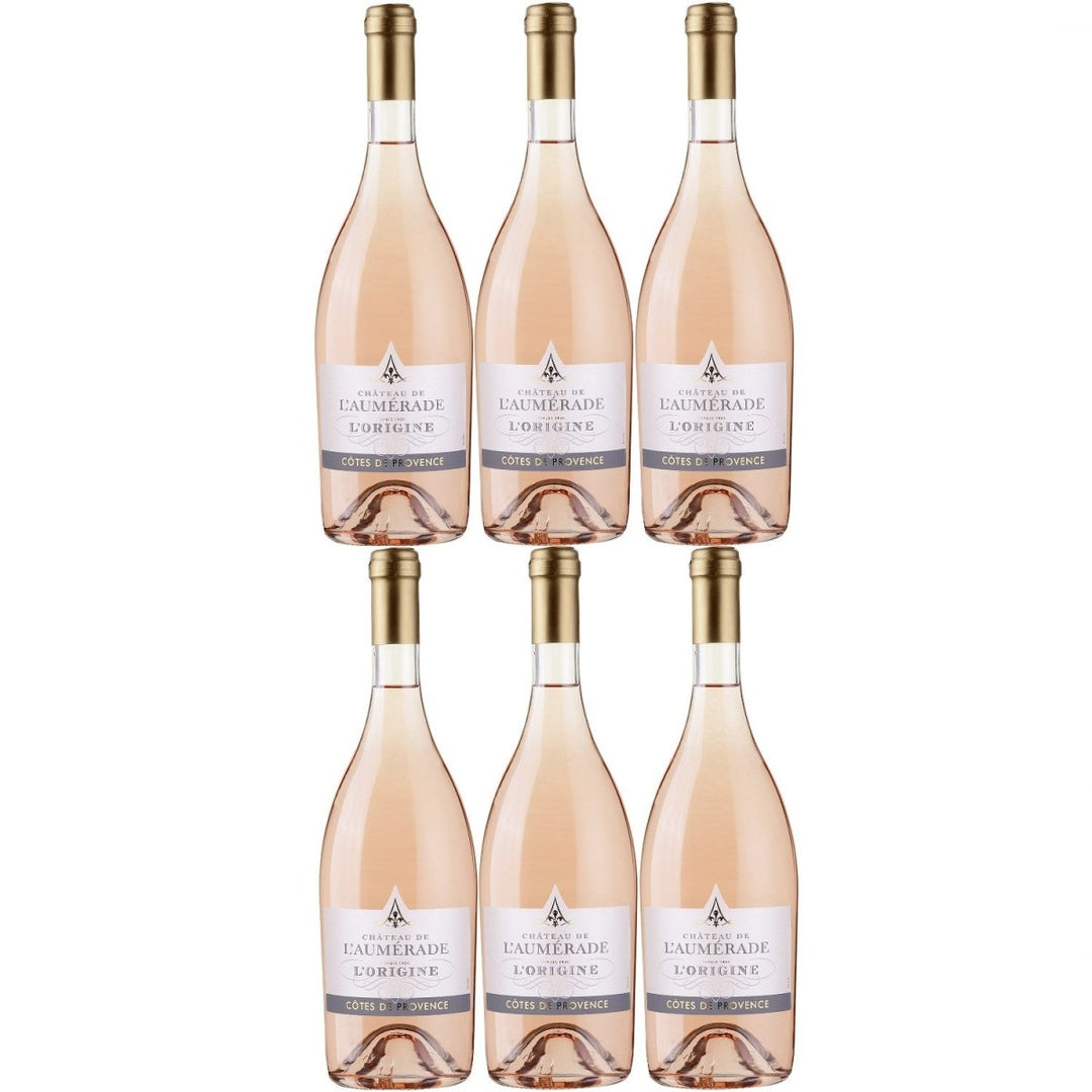 Château de l'Aumérade l'Origine Rosé Côtes de Provence Roséwein trocken AOP Frankreich (6 x 0.75l) - Versanel -