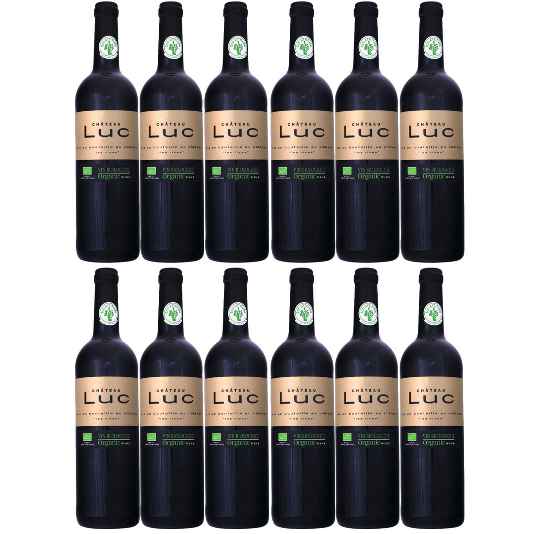 Chateau de Luc Corbières AOC Rotwein Wein trocken Frankreich I Visando Paket (12 x 0,75l) - Versanel -