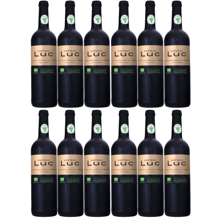 Chateau de Luc Corbières AOC Rotwein Wein trocken Frankreich I Visando Paket (12 x 0,75l) - Versanel -