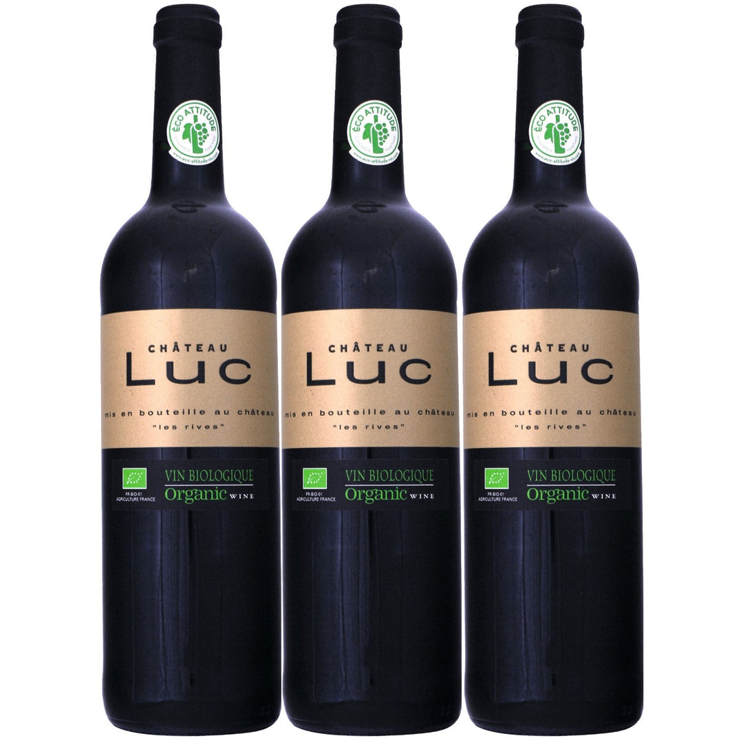 Chateau de Luc Corbières AOC Rotwein Wein trocken Frankreich I Visando Paket (3 x 0,75l) - Versanel -