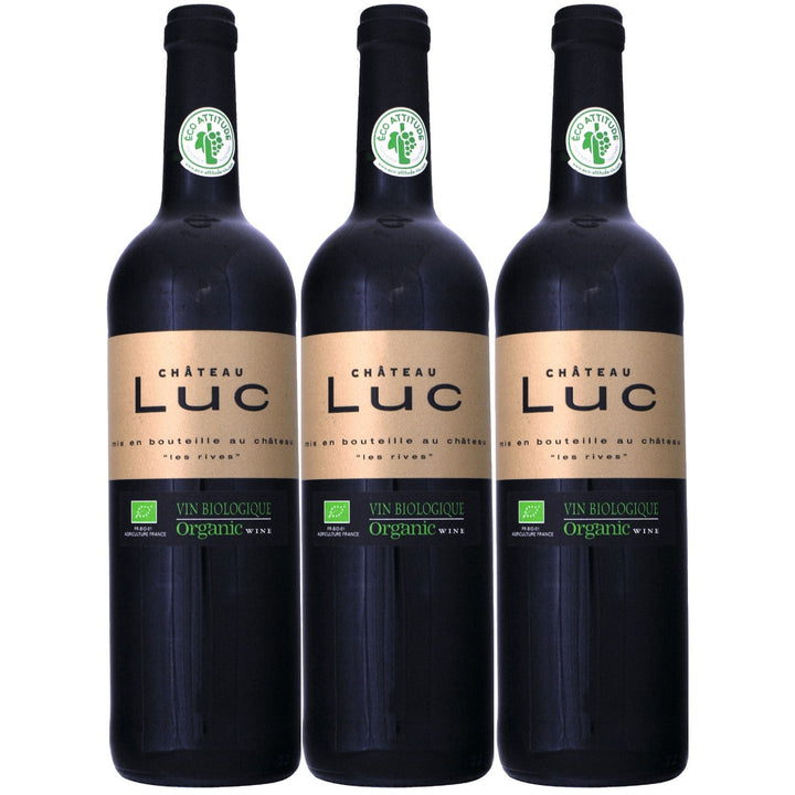 Chateau de Luc Corbières AOC Rotwein Wein trocken Frankreich I Visando Paket (3 x 0,75l) - Versanel -