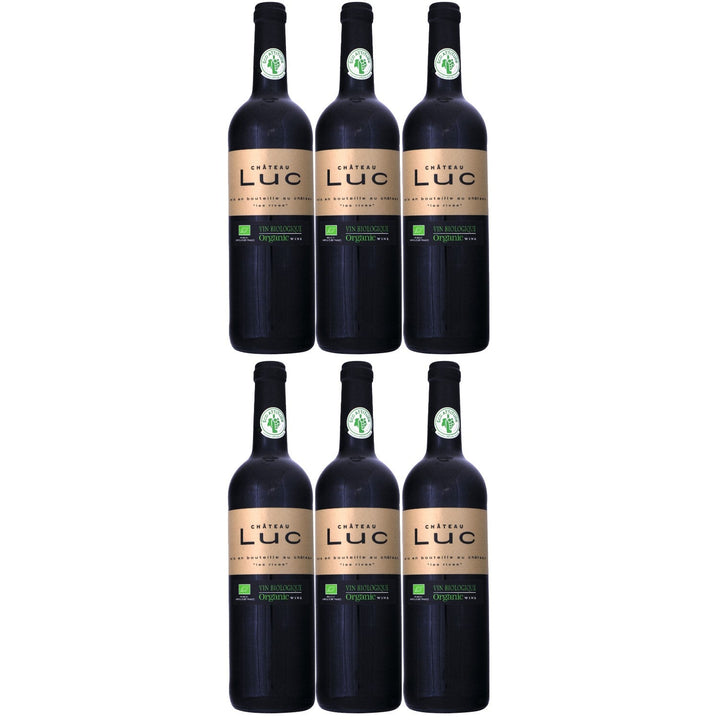 Chateau de Luc Corbières AOC Rotwein Wein trocken Frankreich I Visando Paket (6 x 0,75l) - Versanel -