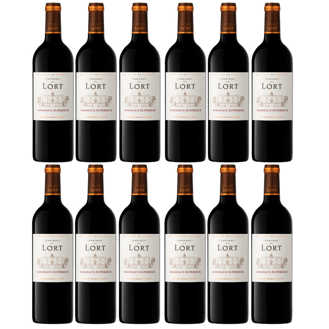 Château du Lort Bordeaux Supérieur AOC Rotwein Wein trocken Frankreich (12 x 0.75l) - Versanel -