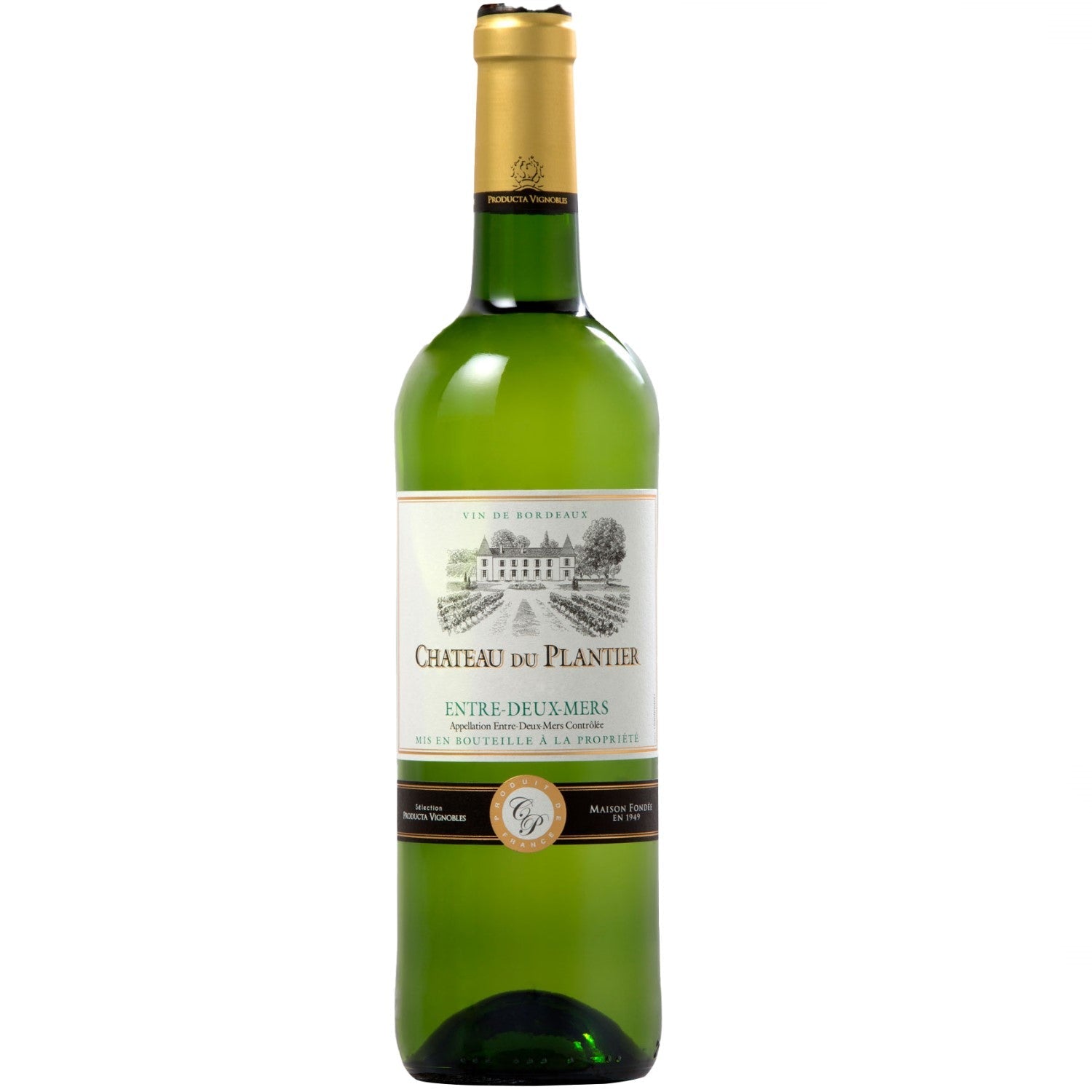 Château du Plantier Bordeaux Sauvignon Blanc Entre Deux Mers Weißwein Wein trocken Frankreich (3 x 0.75l) - Versanel -