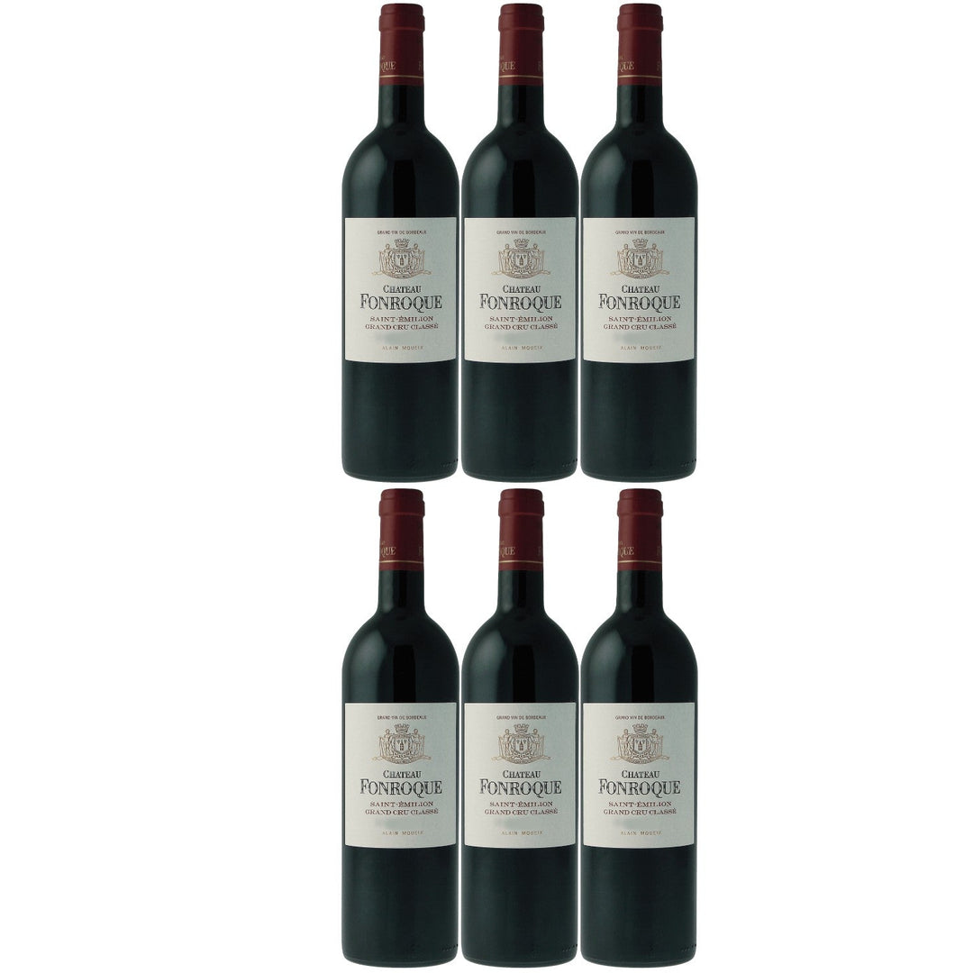 Château Fonroque St. Emilion Grand Cru classé Rotwein Wein trocken Frankreich I Visando Paket (6 x 0,75l) - Versanel -