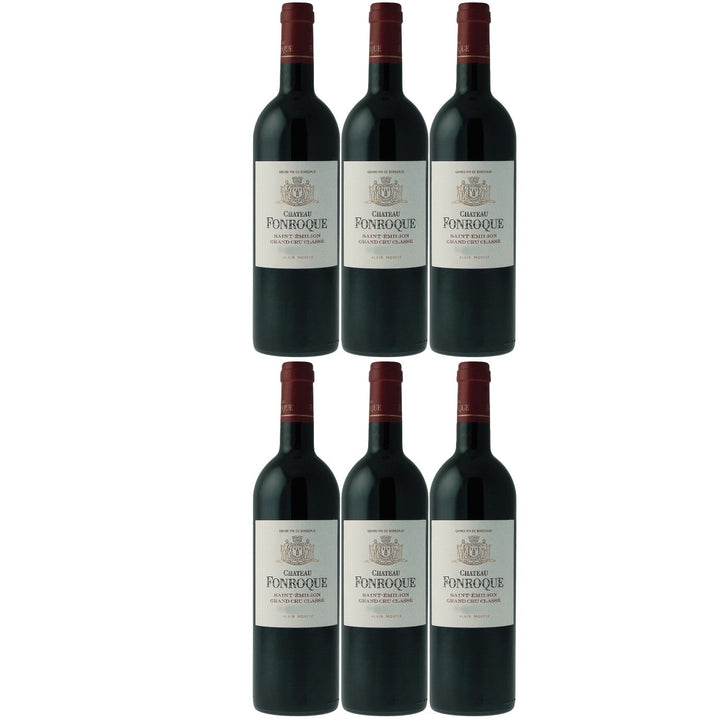 Château Fonroque St. Emilion Grand Cru classé Rotwein Wein trocken Frankreich I Visando Paket (6 x 0,75l) - Versanel -