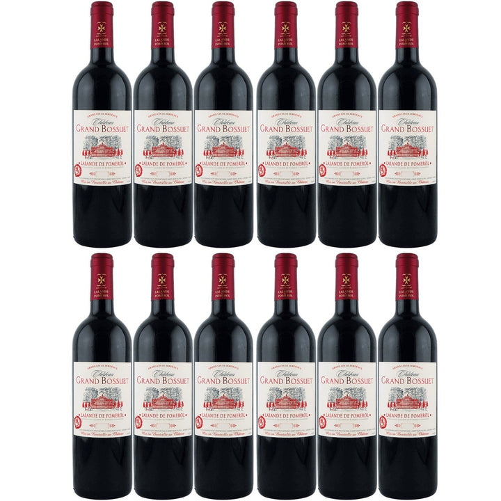 Château Grand Bossuet Lalande de Pomerol AOC Rotwein Wein trocken Frankreich I Visando Paket (12 x 0,75l) - Versanel -