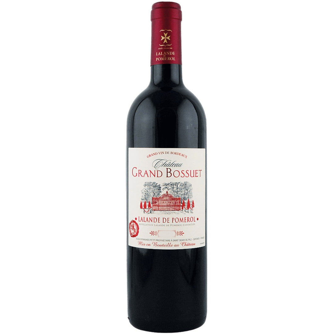 Château Grand Bossuet Lalande de Pomerol AOC Rotwein Wein trocken Frankreich I Visando Paket (12 x 0,75l) - Versanel -