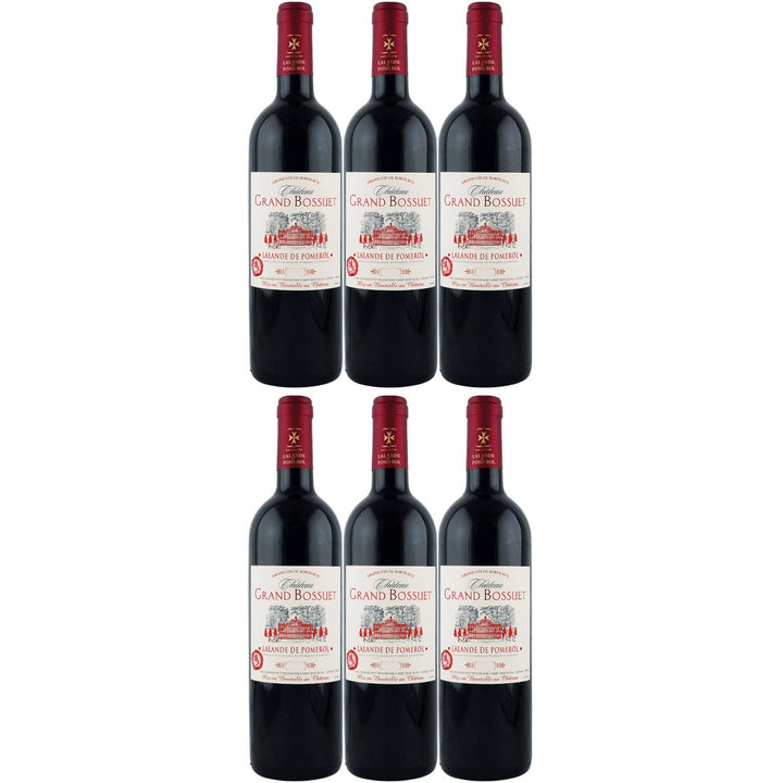Château Grand Bossuet Lalande de Pomerol AOC Rotwein Wein trocken Frankreich I Visando Paket (6 x 0,75l) - Versanel -
