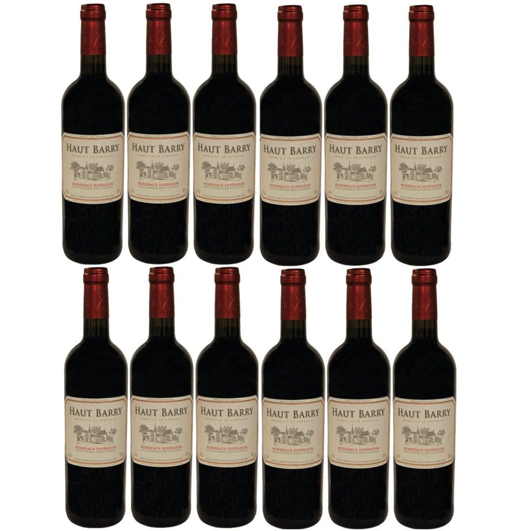 Château Haut Barry Bordeaux Supérieur AOC Rotwein Wein trocken Bio Frankreich (12 x 0,75l) - Versanel -