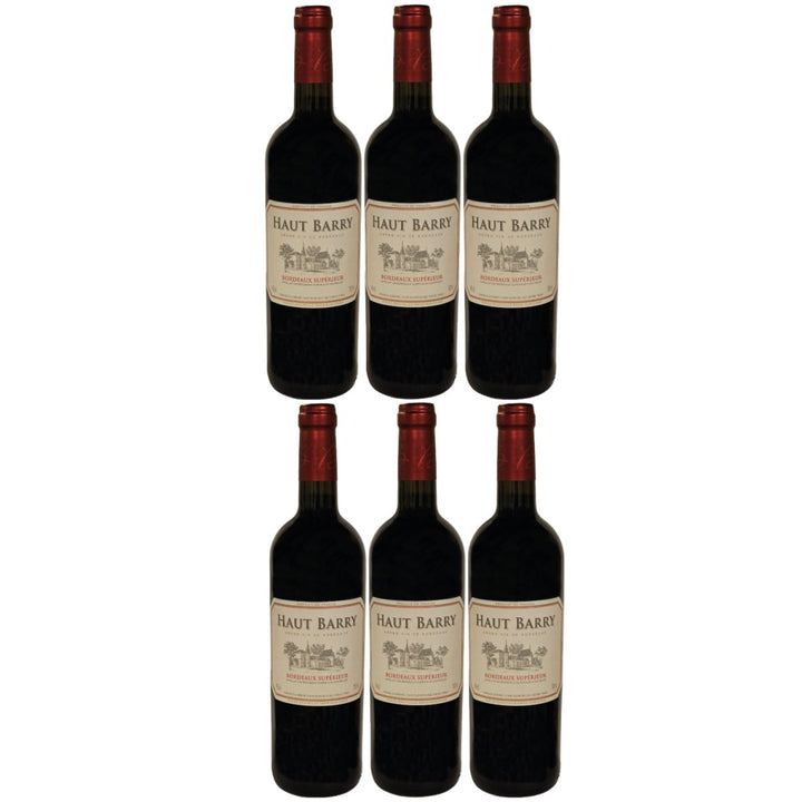 Château Haut Barry Bordeaux Supérieur AOC Rotwein Wein trocken Bio Frankreich (6 x 0,75l) - Versanel -