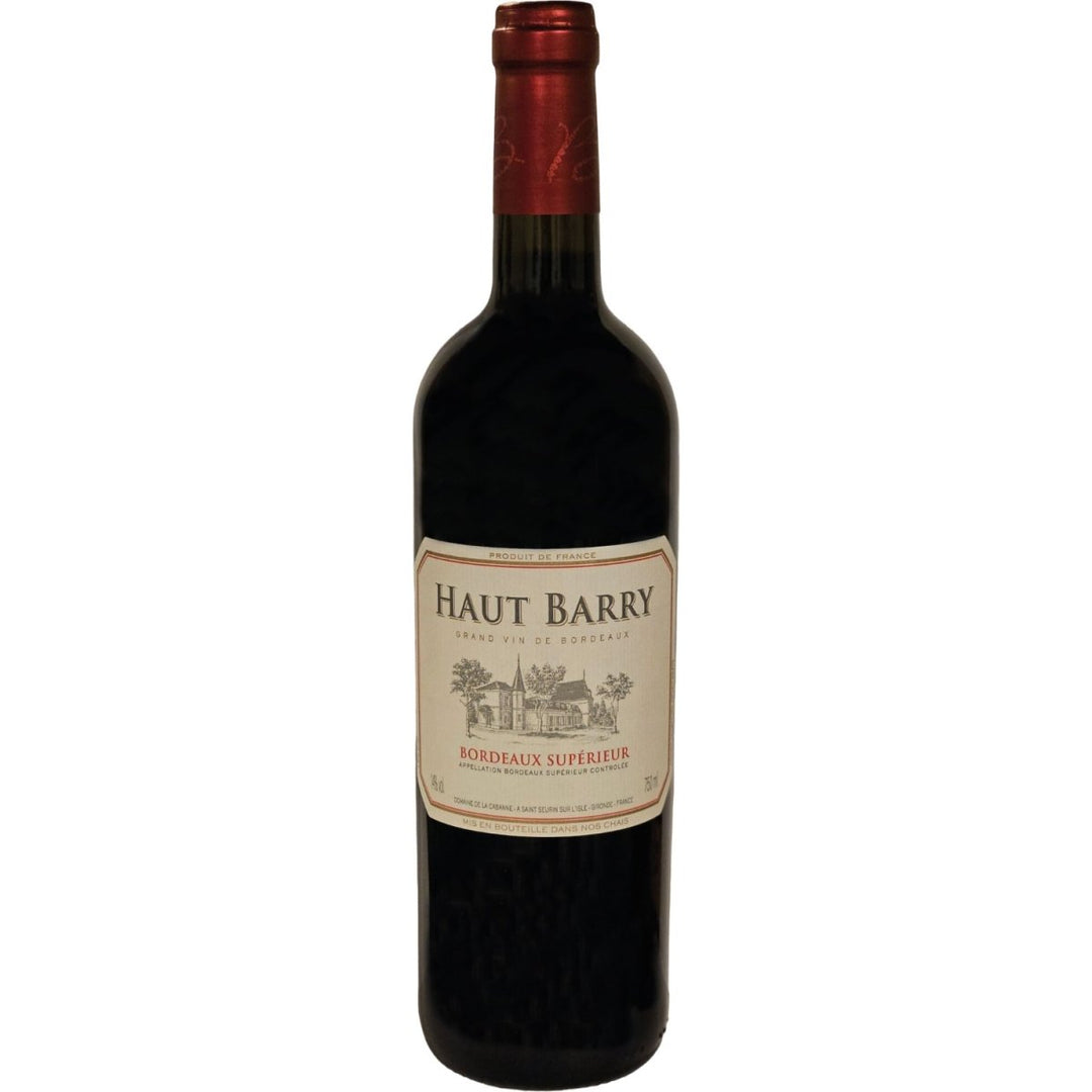 Château Haut Barry Bordeaux Supérieur AOC Rotwein Wein trocken Bio Frankreich (6 x 0,75l) - Versanel -