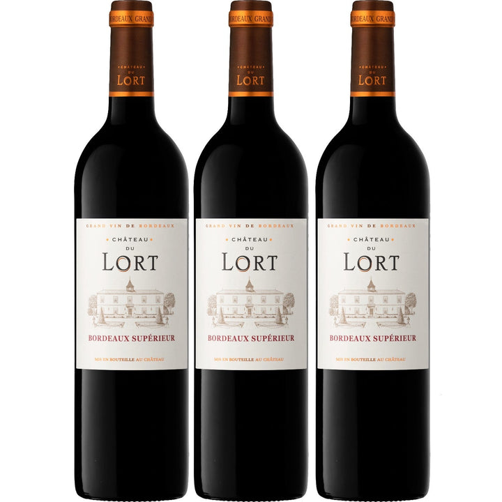 Chateau Le Sabley Bordeaux Rouge Merlot Rotwein Wein AOC Trocken Frankreich (3 x 0.75l) - Versanel -