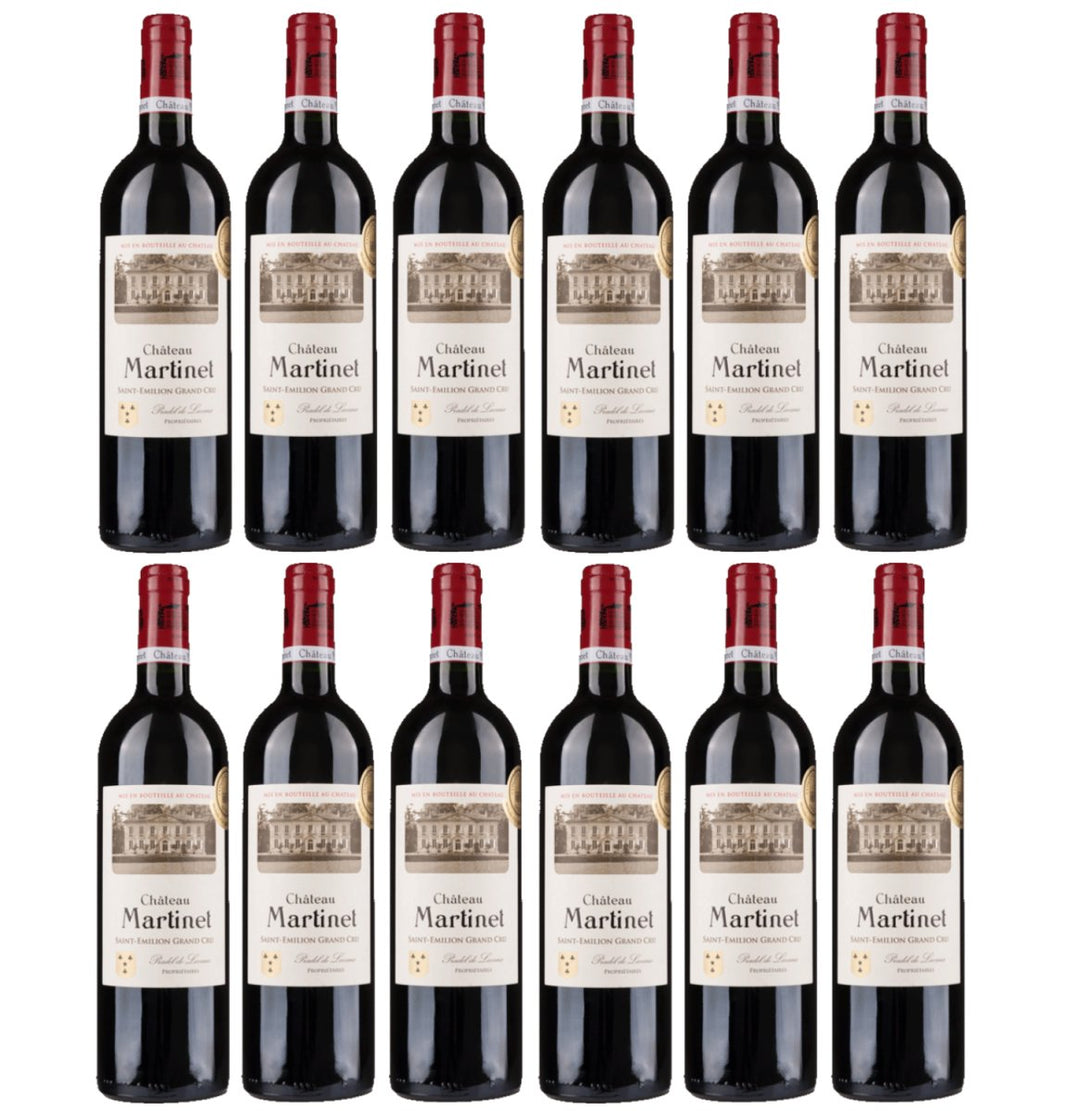 Château Martinet St. Emilion Grand Cru Rotwein Wein Trocken Frankreich (12 x 0,75l) - Versanel -