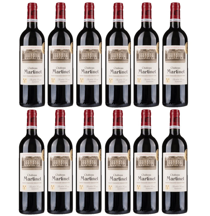 Château Martinet St. Emilion Grand Cru Rotwein Wein Trocken Frankreich (12 x 0,75l) - Versanel -