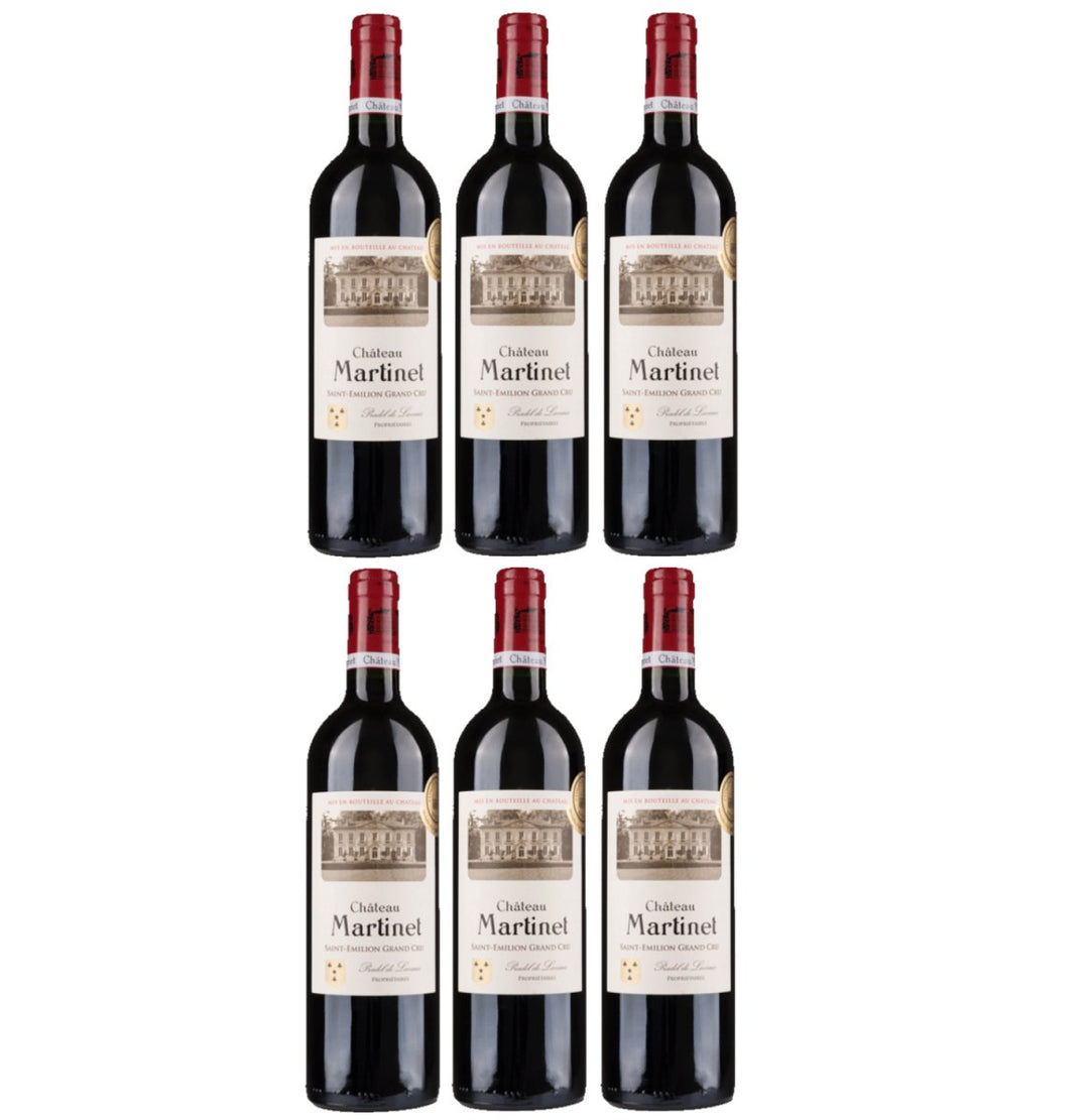 Château Martinet St. Emilion Grand Cru Rotwein Wein Trocken Frankreich (6 x 0,75l) - Versanel -