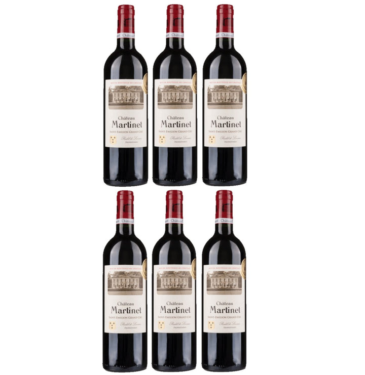 Château Martinet St. Emilion Grand Cru Rotwein Wein Trocken Frankreich (6 x 0,75l) - Versanel -