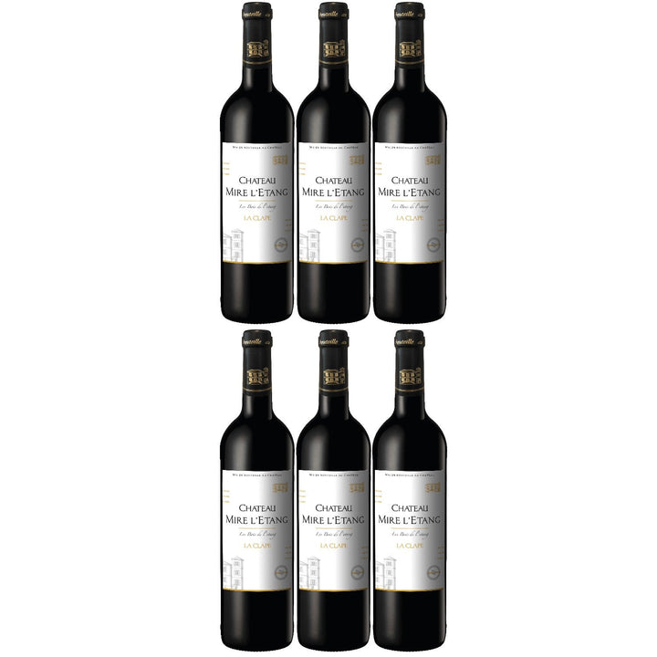 Château Mire L'Etang La Clape AOP Rotwein Wein trocken Frankreich I Visando Paket (6 x 0,75l) - Versanel -