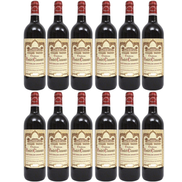Château Pontet Clauzure Saint Emilion Grand Cru AOC Rotwein Wein trocken Frankreich I Visando Paket (12 x 0,75l) - Versanel -