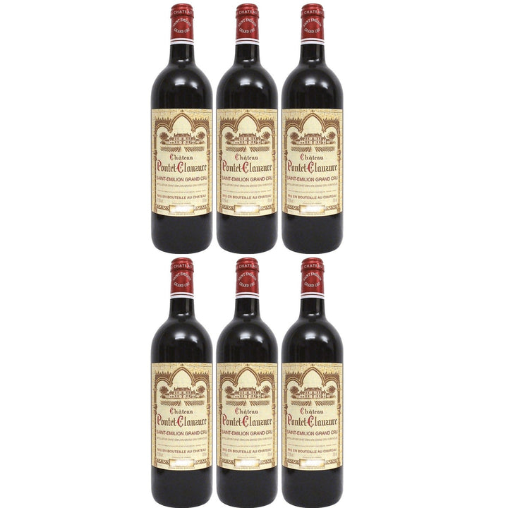 Château Pontet Clauzure Saint Emilion Grand Cru AOC Rotwein Wein trocken Frankreich I Visando Paket (6 x 0,75l) - Versanel -