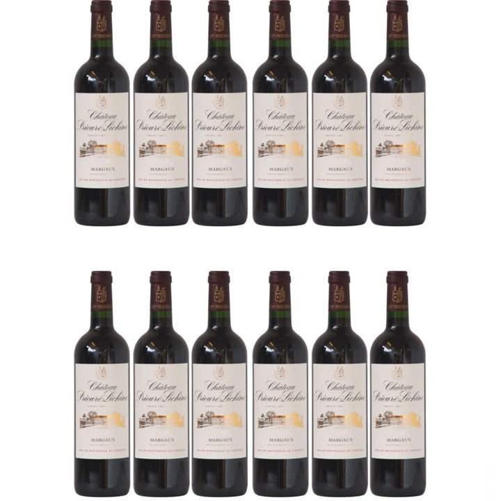 Château Prieuré-Lichine Margaux 4ième Grand Cru Classé AOC Rotwein Wein trocken Frankreich I Visando Paket (12 x 0,75l) - Versanel -