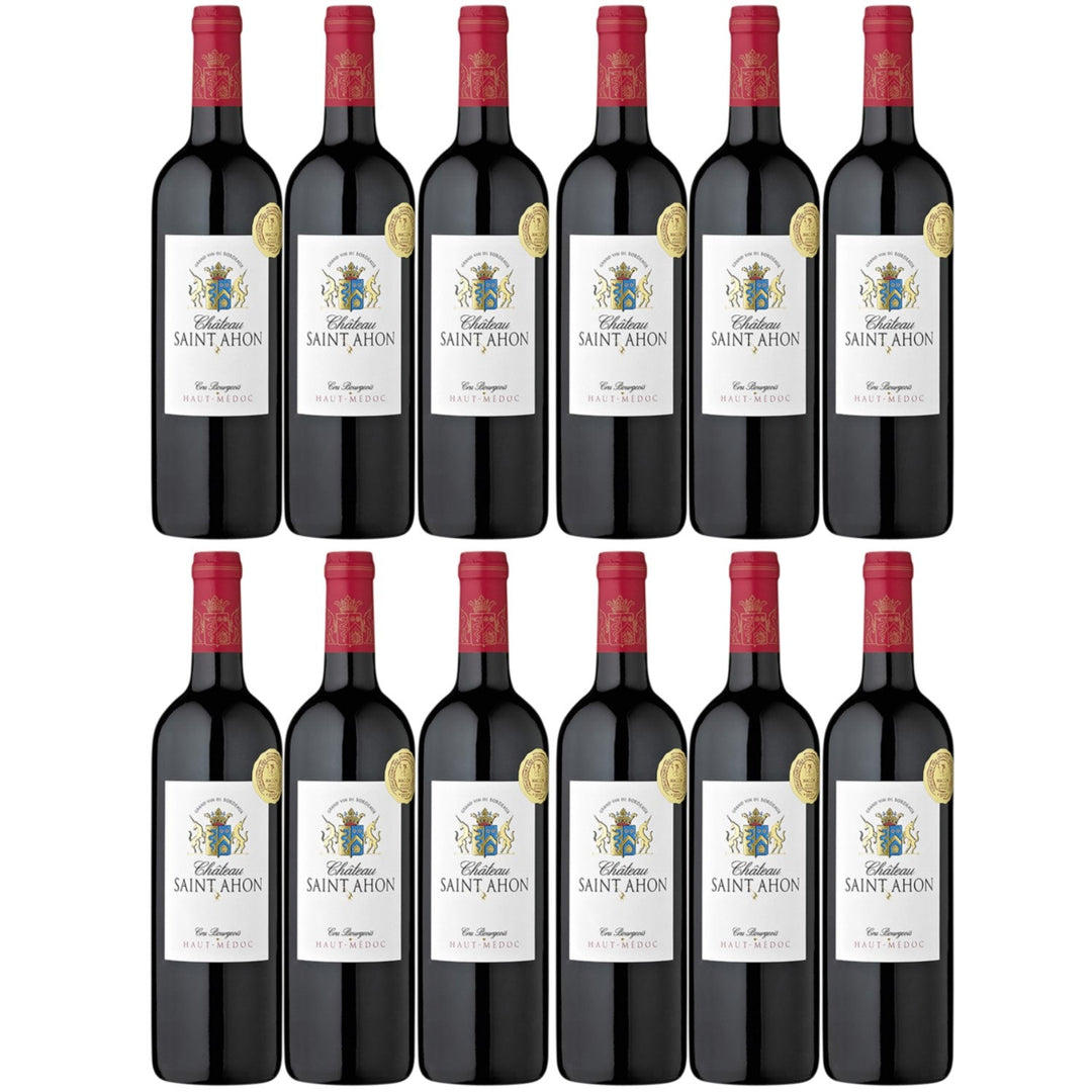 Château Saint Ahon Cru Bourgeois Haut Médoc Rotwein trocken AOC Frankreich (12 x 0.75l) - Versanel -