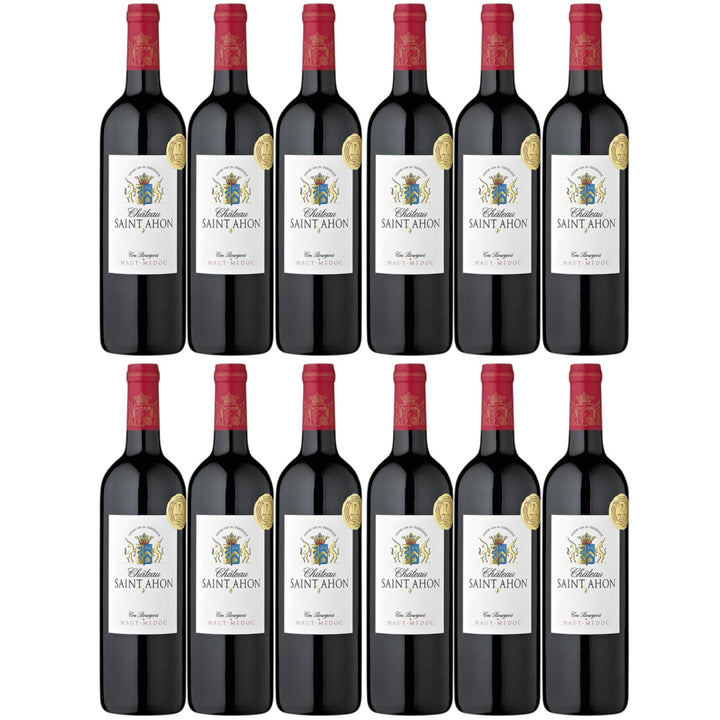 Château Saint Ahon Cru Bourgeois Haut Médoc Rotwein trocken AOC Frankreich (12 x 0.75l) - Versanel -