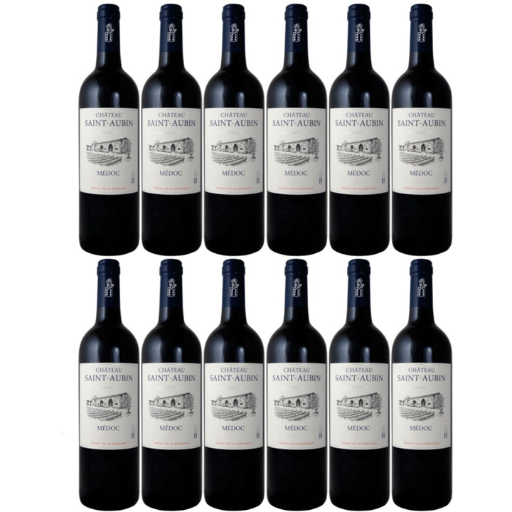 Château Saint-Aubin Cru Bourgeois Médoc AOC Rotwein Wein trocken Frankreich (12 x 0.75l) - Versanel -