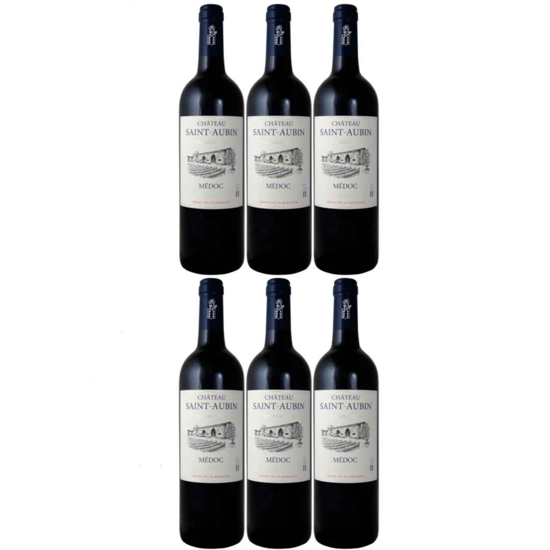 Château Saint-Aubin Cru Bourgeois Médoc AOC Rotwein Wein trocken Frankreich (6 x 0.75l) - Versanel -