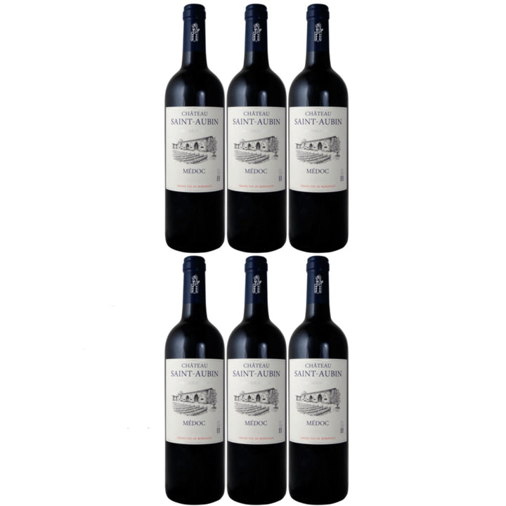 Château Saint-Aubin Cru Bourgeois Médoc AOC Rotwein Wein trocken Frankreich (6 x 0.75l) - Versanel -