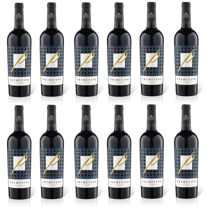 Claudio Quarta Primitivo Appassimento Puglia IGP Rotwein Wein Trocken Italien (12 x 0,75l) - Versanel -