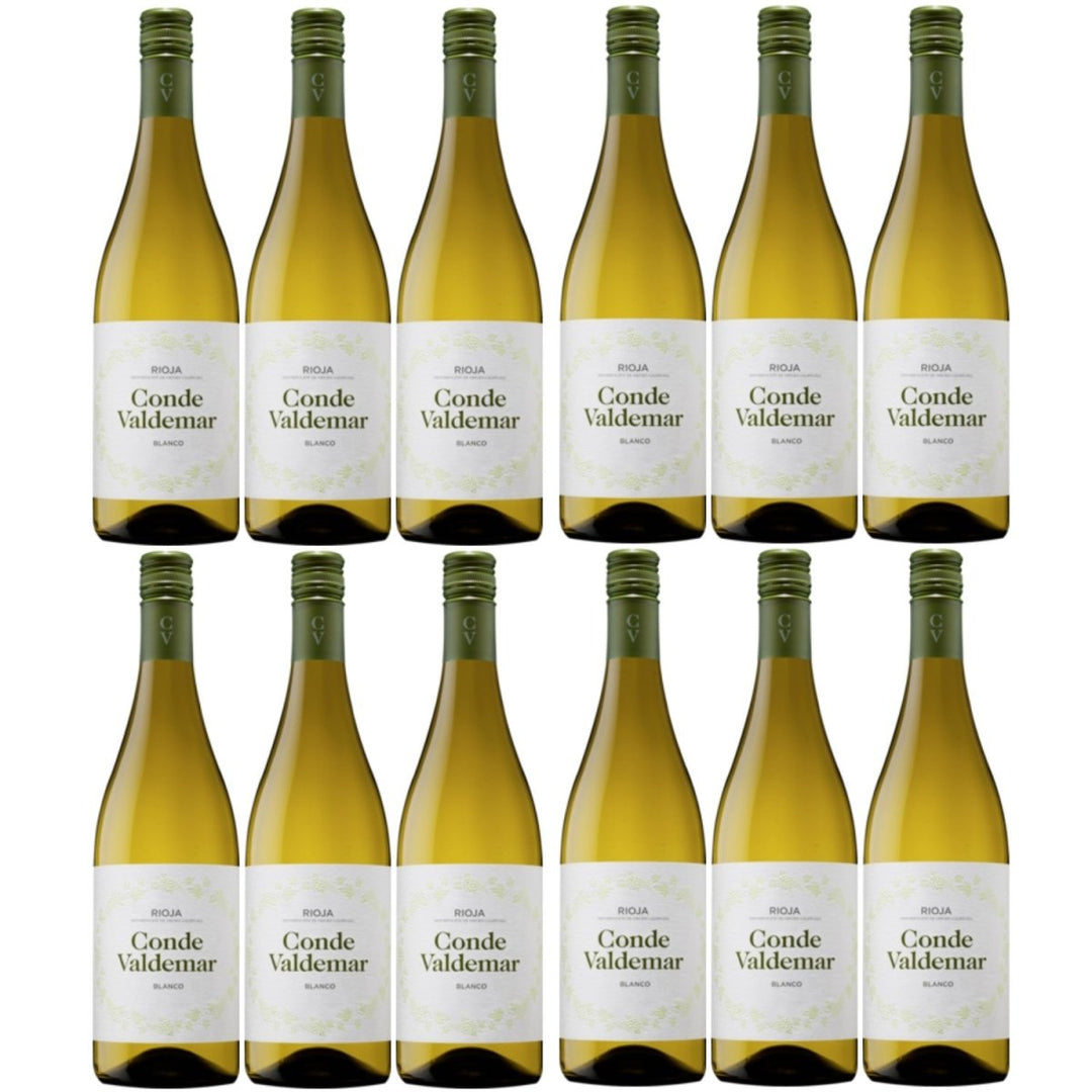 Conde Valdemar Blanco Rioja DOCa Weißwein veganer Wein trocken Spanien (12 x 0.75l) - Versanel -